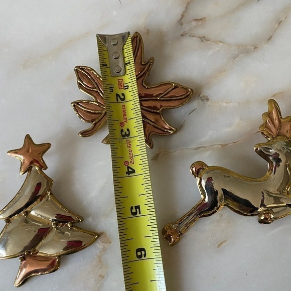 Maple Leaf/Holiday Brooch Copper Handmade Crude Thanksgiving/Holiday Pendant - Picture 13 of 13